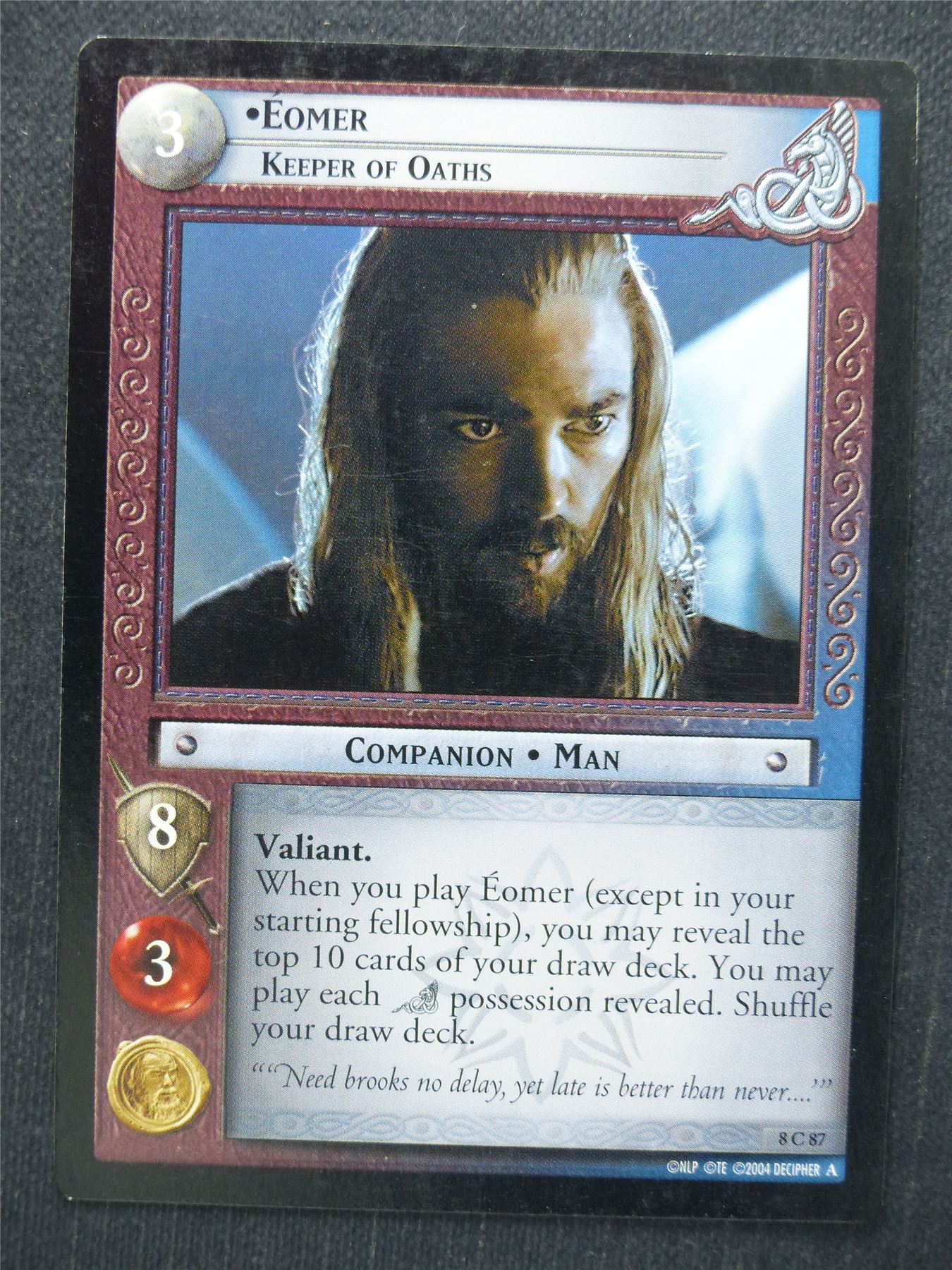 Eomer 8 C 87 - LotR Cards #R0