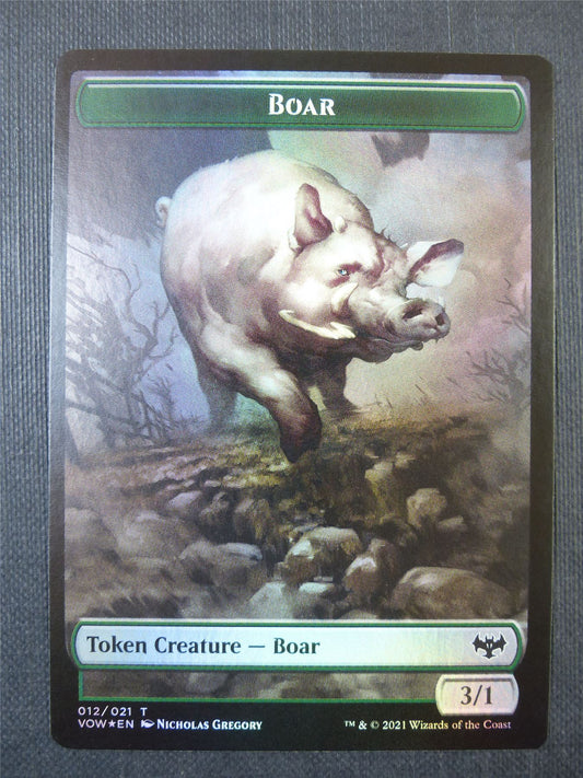 Boar Foil Token - Mtg Card #8Y5