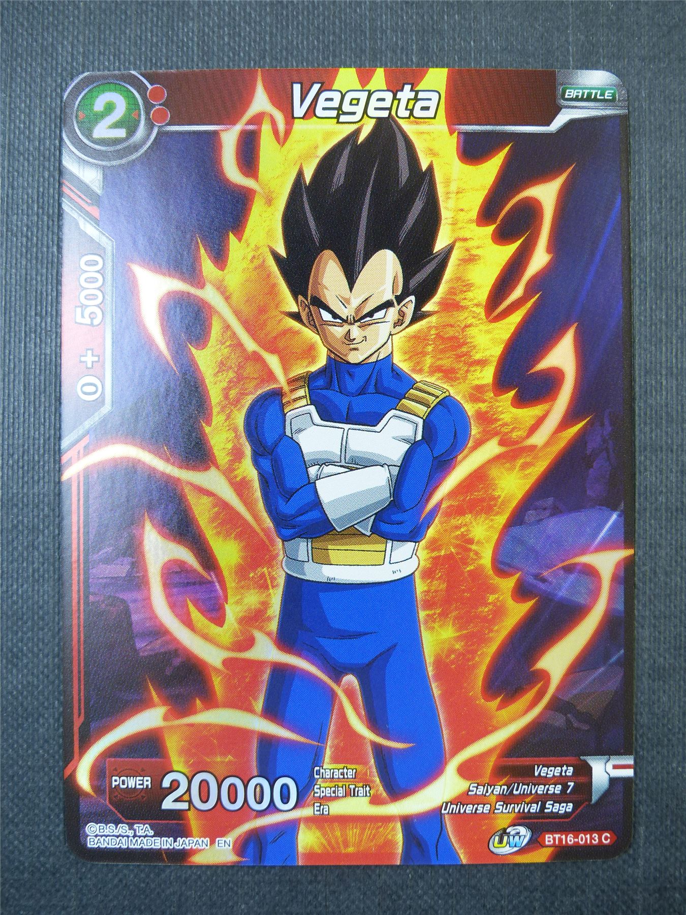 Vegeta Foil - Dragon Ball Super Card #3U