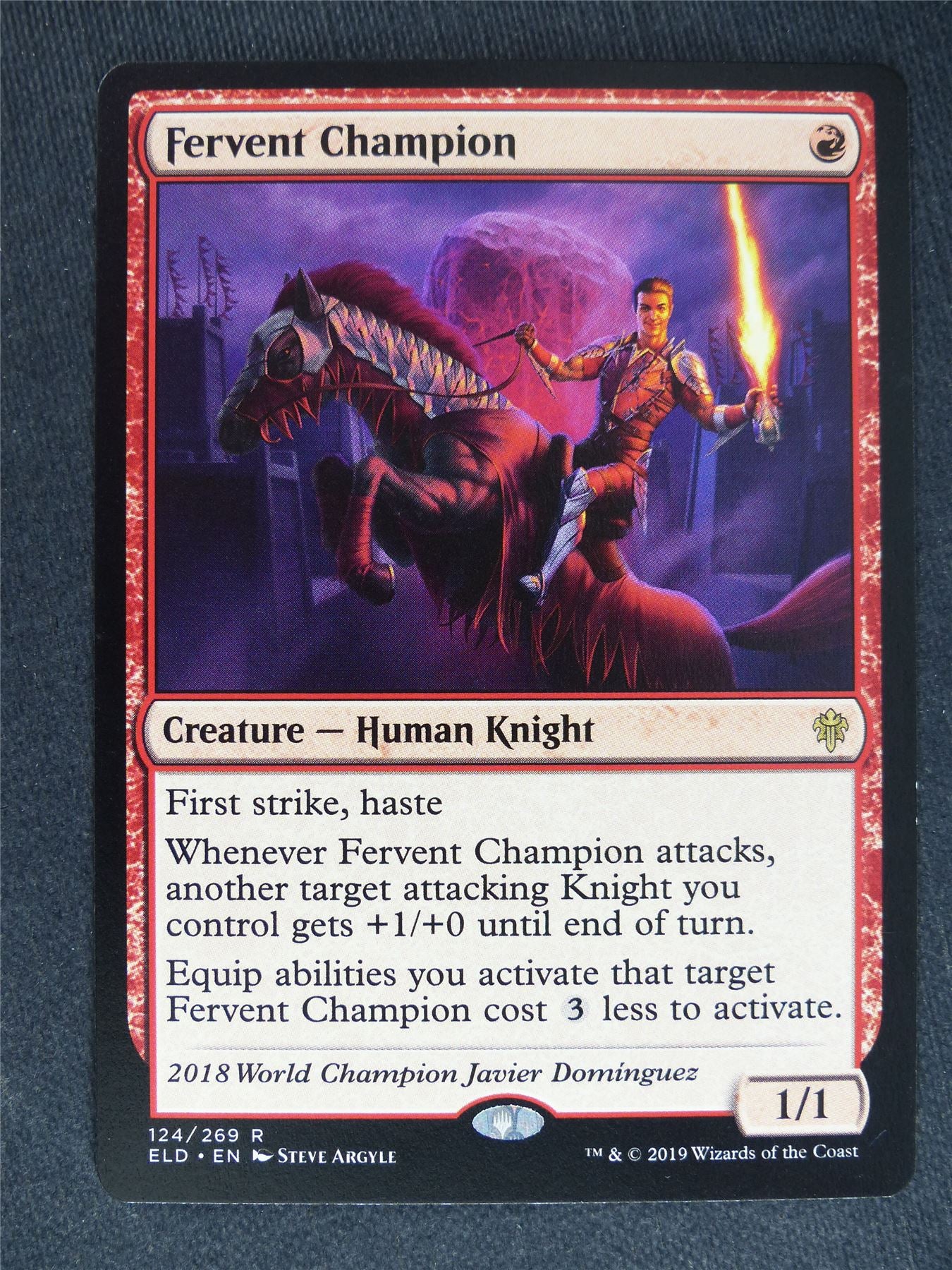 Fervent Champion - Mtg Mgic Cards #TW