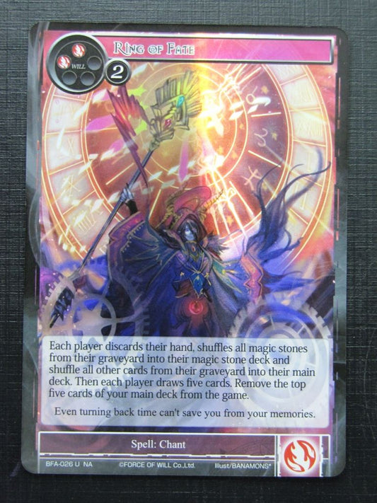 Force of Will Cards: RING OF FATE U FOIL # 26G19