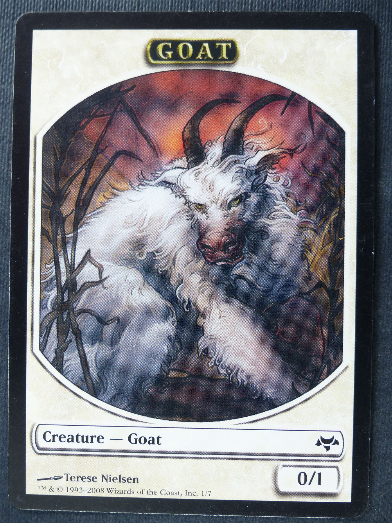 Goat Token - Mtg Card #4O9