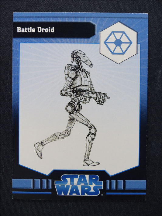 Battle Droid 6/6 - Star Wars Miniatures Spare Cards #8L