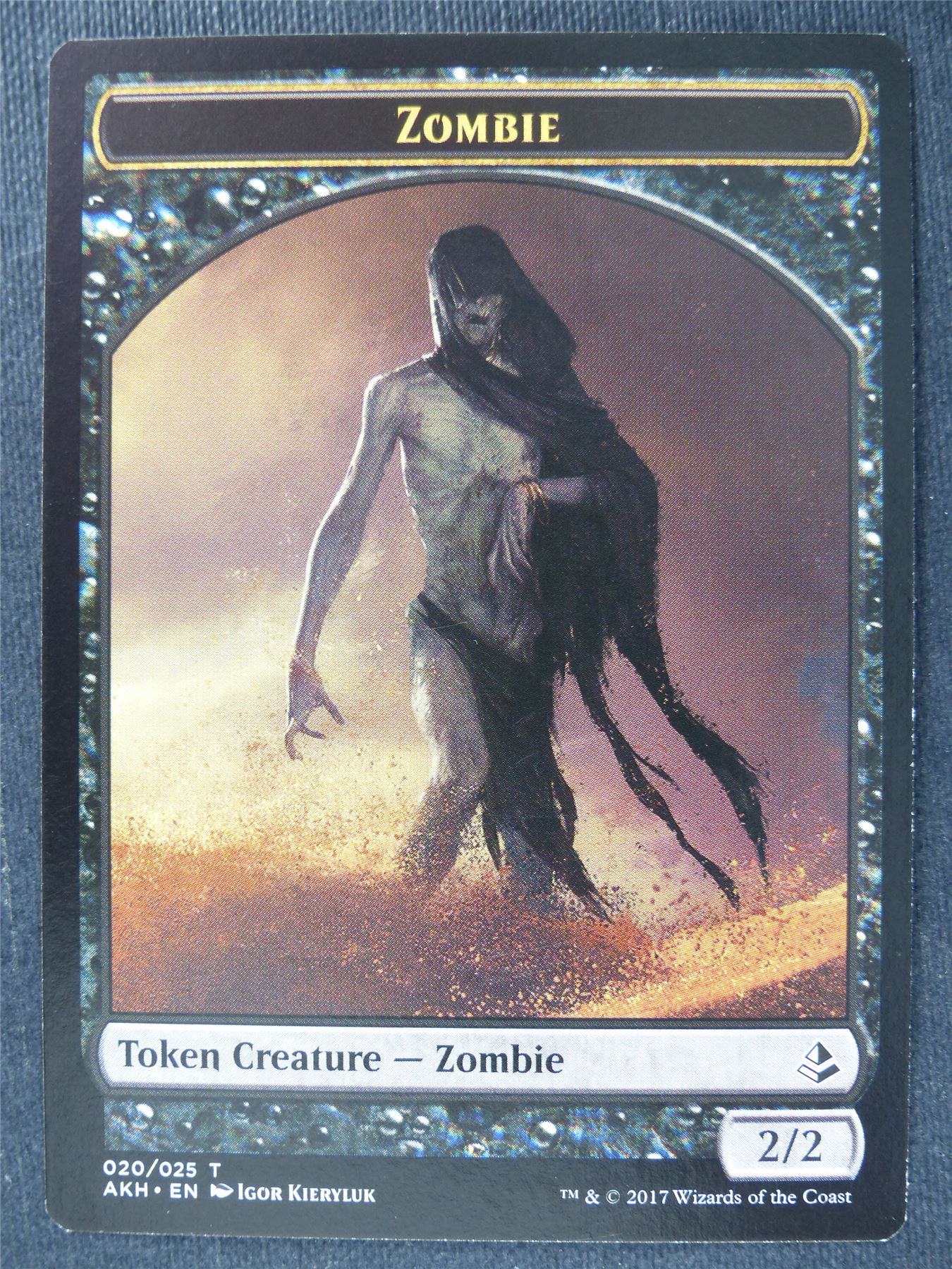 Temmet Vizier of Naktamun / Zombie Token - Mtg Magic Cards #1R3