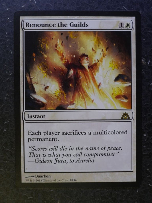 MTG Magic Cards: RENOUNCE THE GUILDS # 7H48