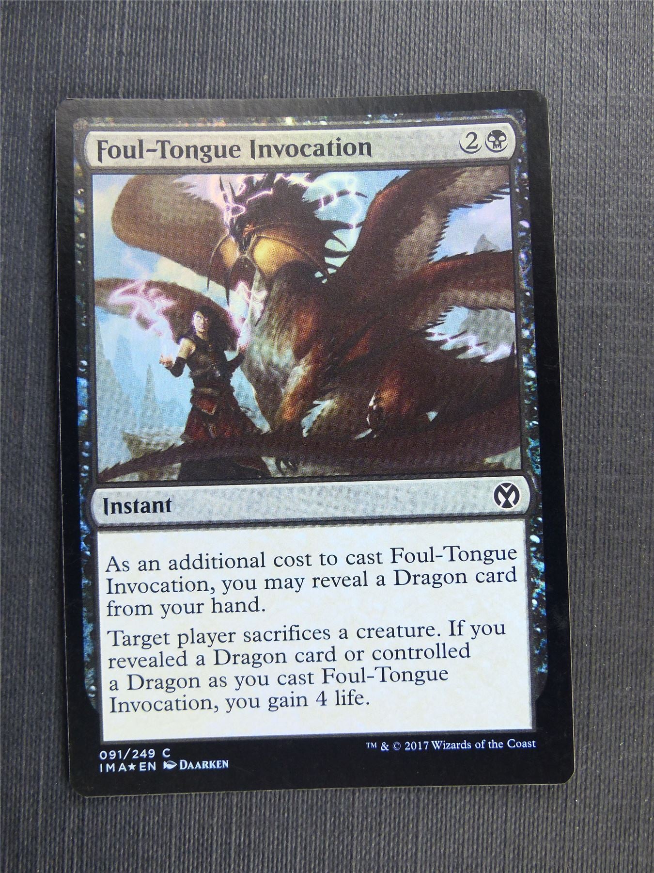 Foul-Tongue Invocation Foil - Mtg Magic Cards #5B1
