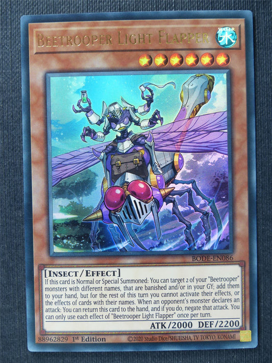 Beetrooper Light Flapper BODE Ultra Rare - 1st ed - Yugioh Cards #1HV
