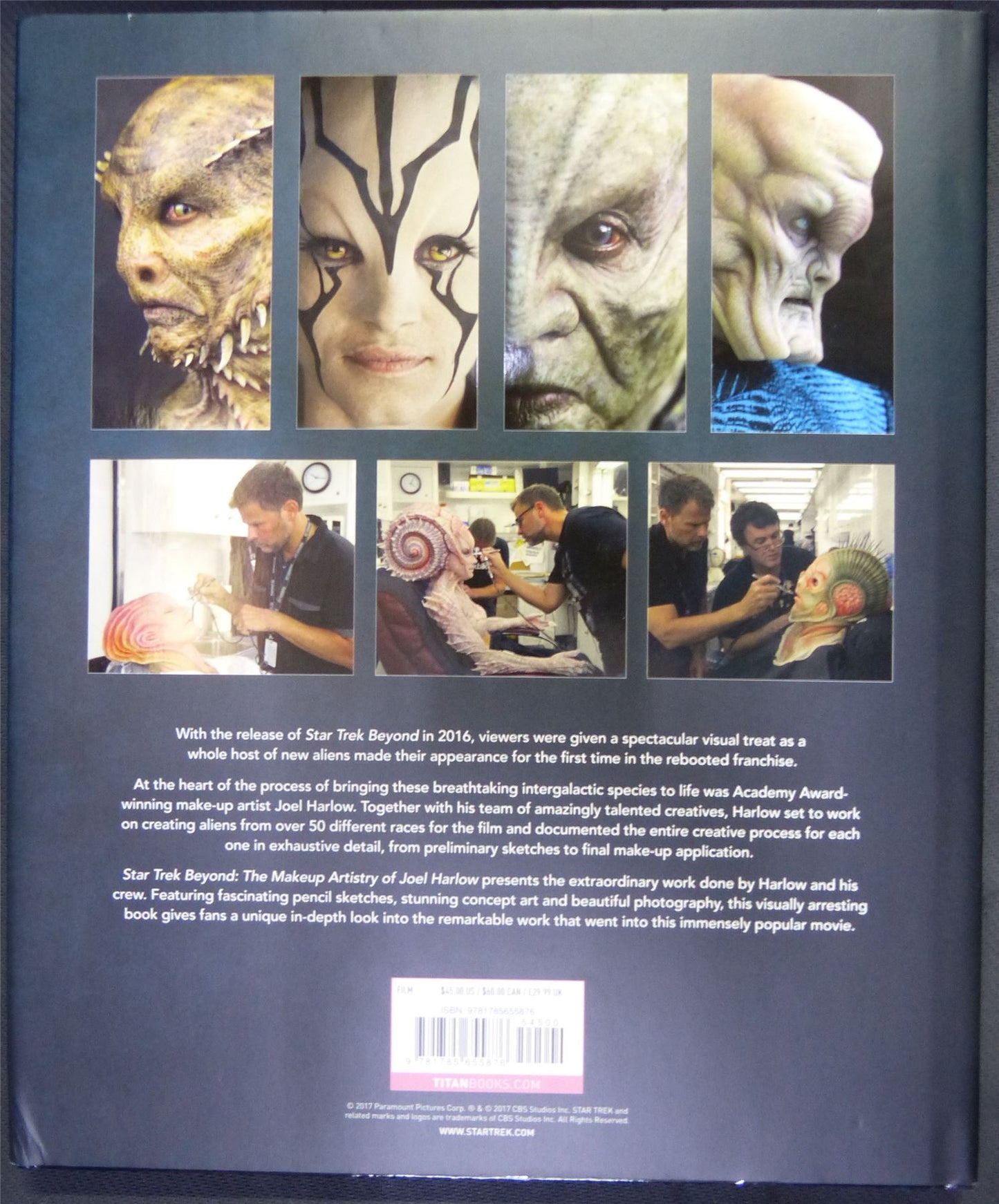 STAR Trek: Beyond: The Makeup Artistry of Joel Harlow - Titan Guide Book Hardback #13Y