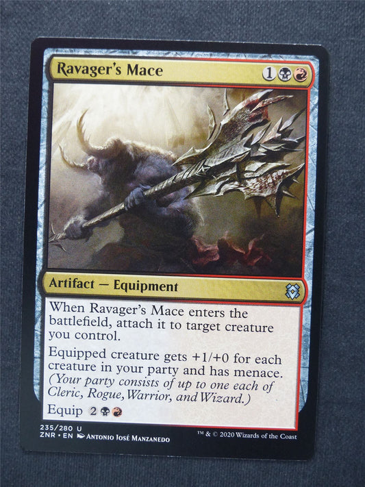 Ravager's Mace - Mtg Magic Cards #AE