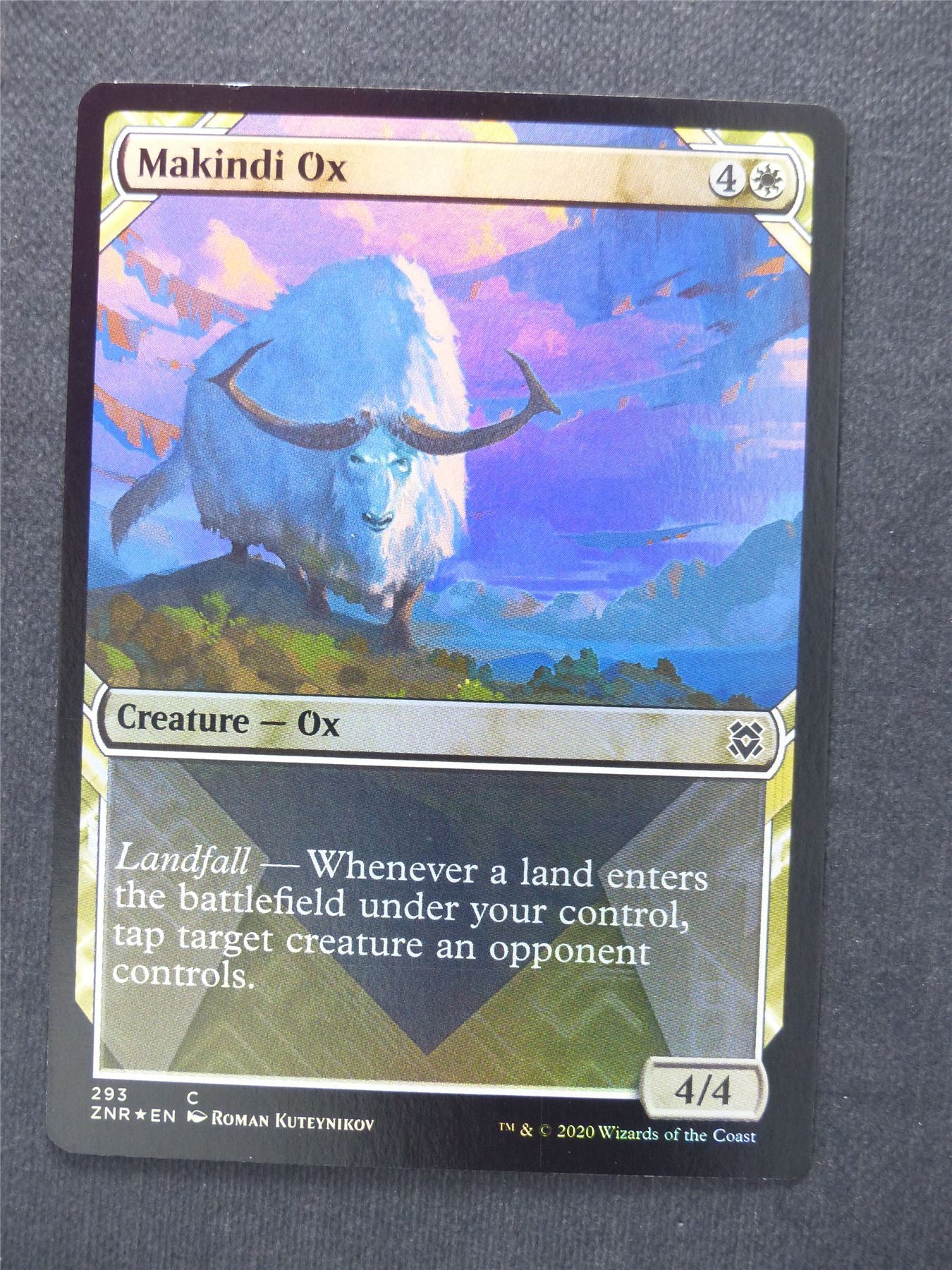 Makindi Ox Foil Showcase - Mtg Magic Cards #6J