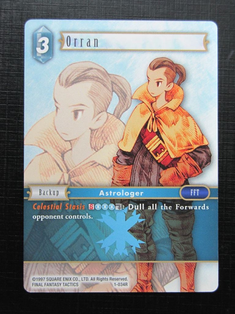 Final Fantasy Cards: ORRAN 1-034R # 27E21