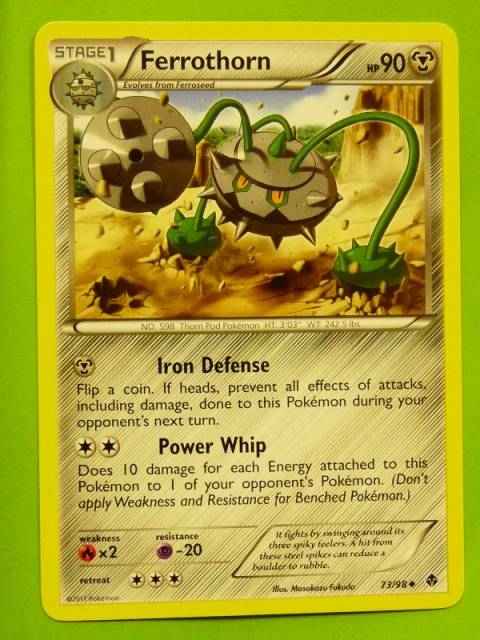 POKEMON B&W Emerging Powers - FERROTHORN 73/98