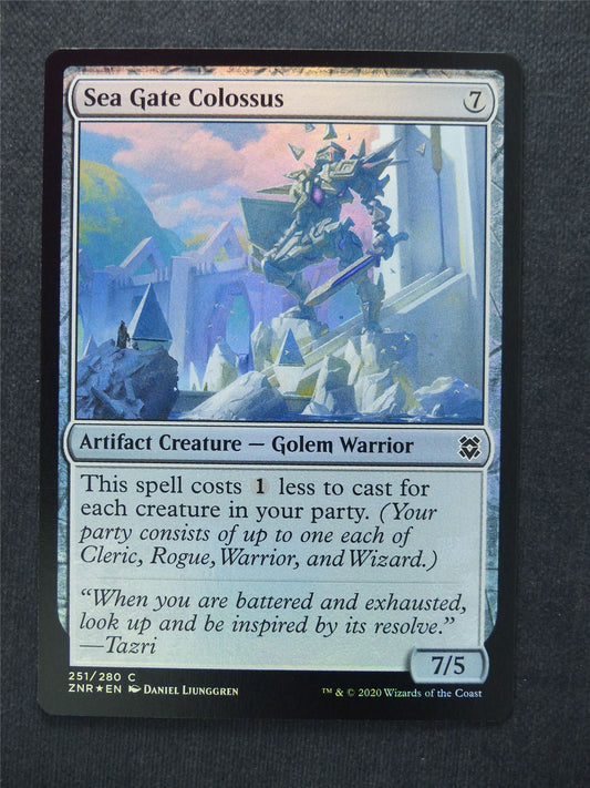 Sea Gate Colossus Foil - Mtg Magic Cards #5Q