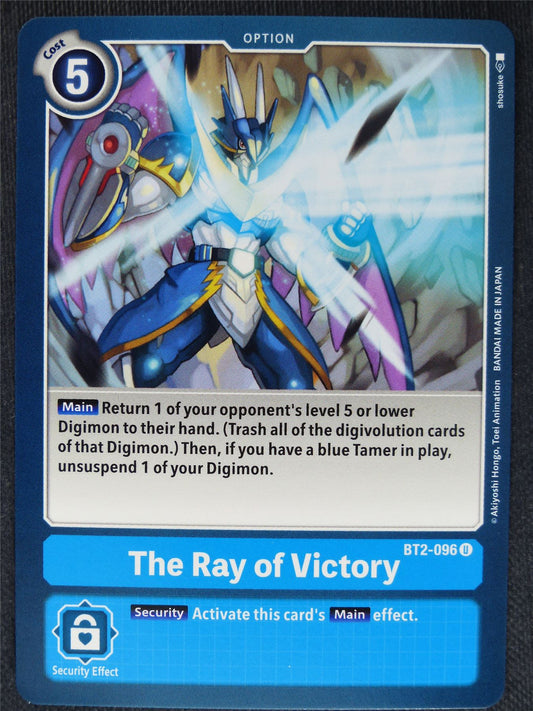 The Ray of Victory BT2-096 U - Digimon Cards #Q6