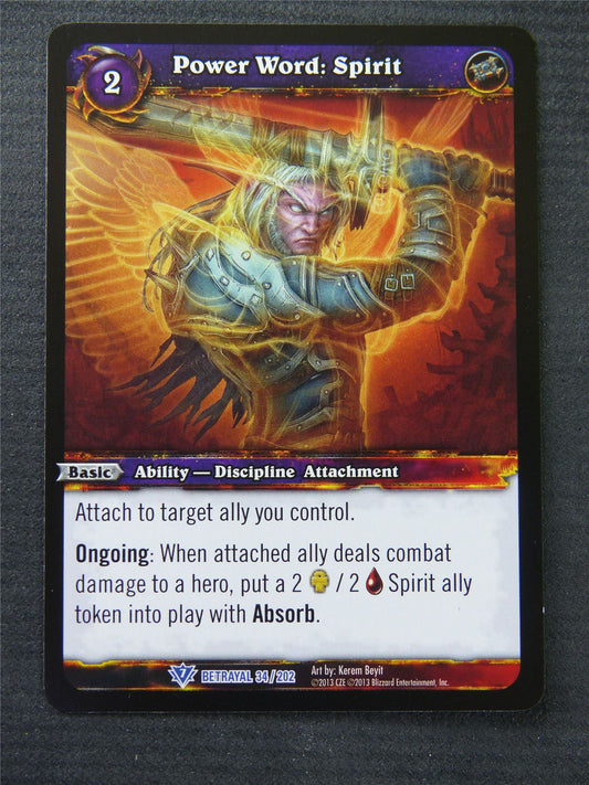 Power Word - Spirit - Rare - World Of Warcraft #1O1