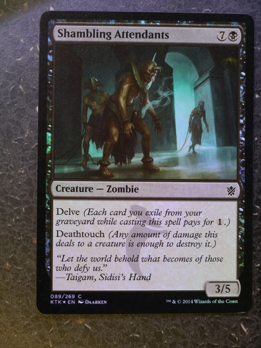 MTG Magic Cards: SHAMBLING ATTENDANTS  FOIL # 4J4