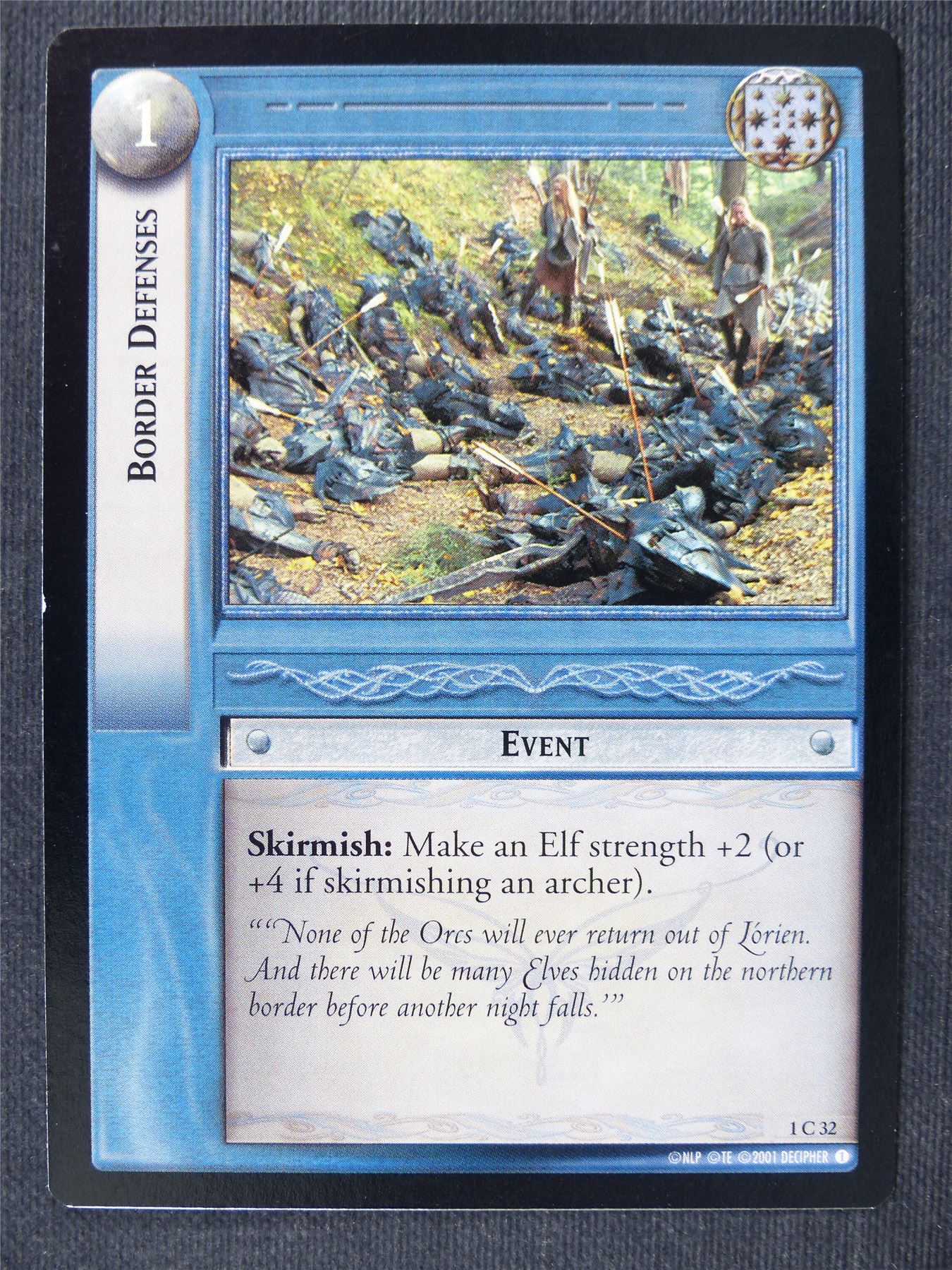 Border Defenses 1 C 32 - LotrR Cards #3G5