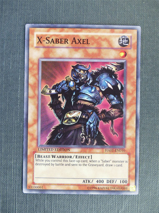 X-Saber Axel HA01 Super Rare - limited ed - Yugioh Cards #15N