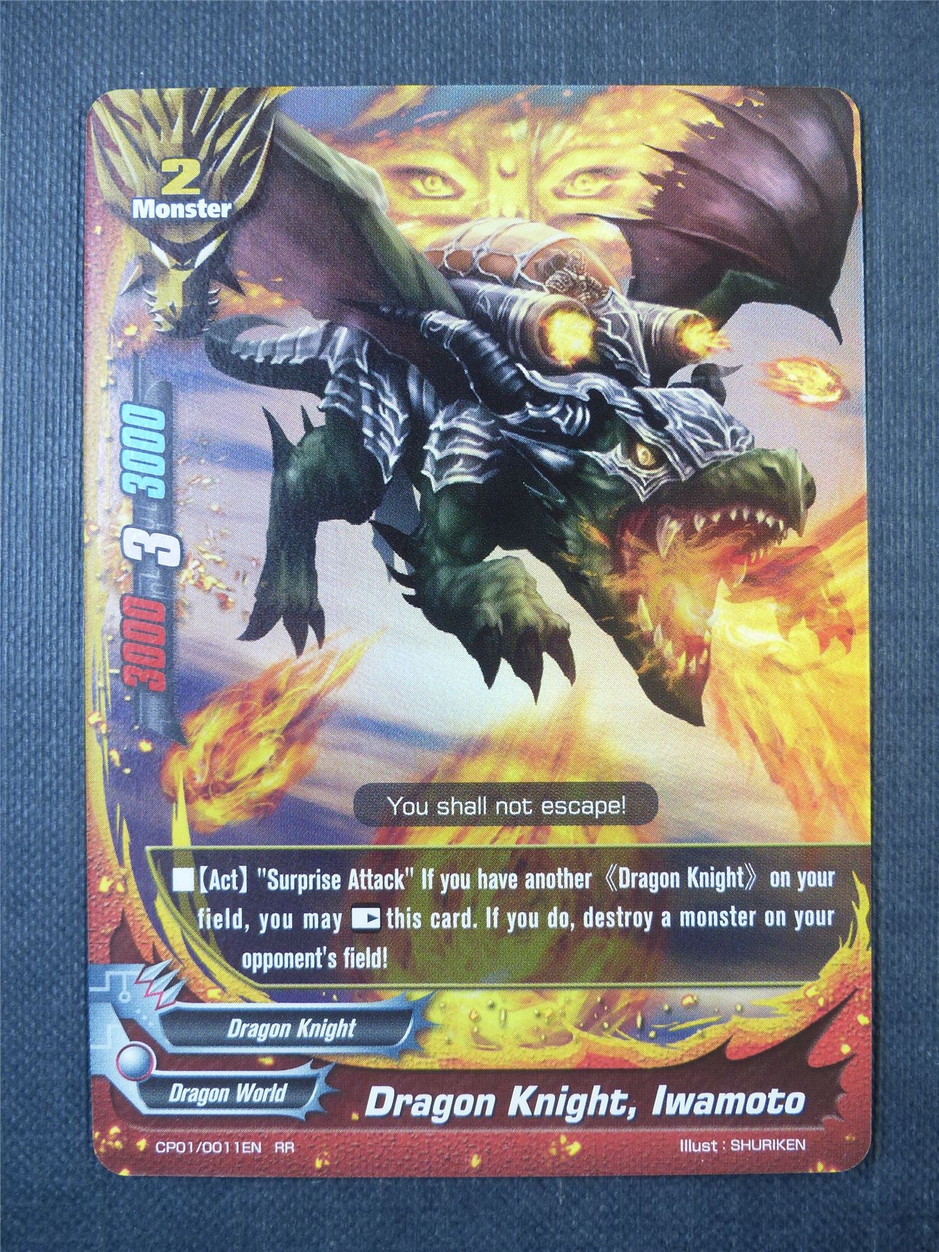 Dragon Knight Iwamoto RR - Buddyfight Card #A5S