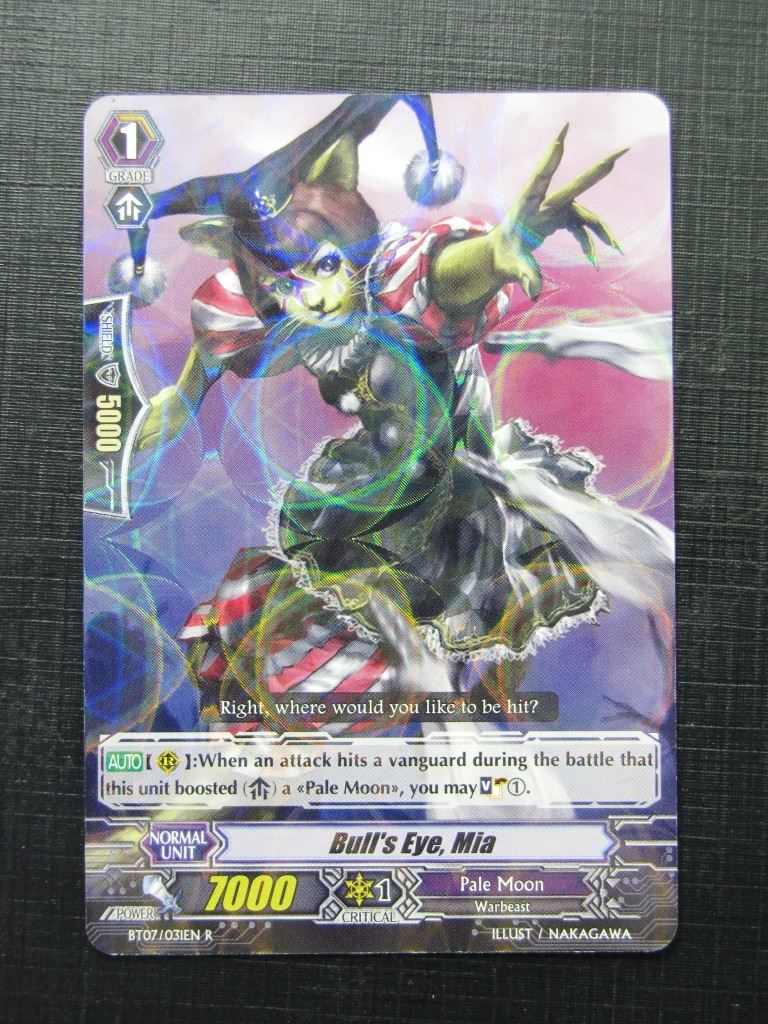 Bull's Eye Mia BT07 R - Vanguard Card # 5B79