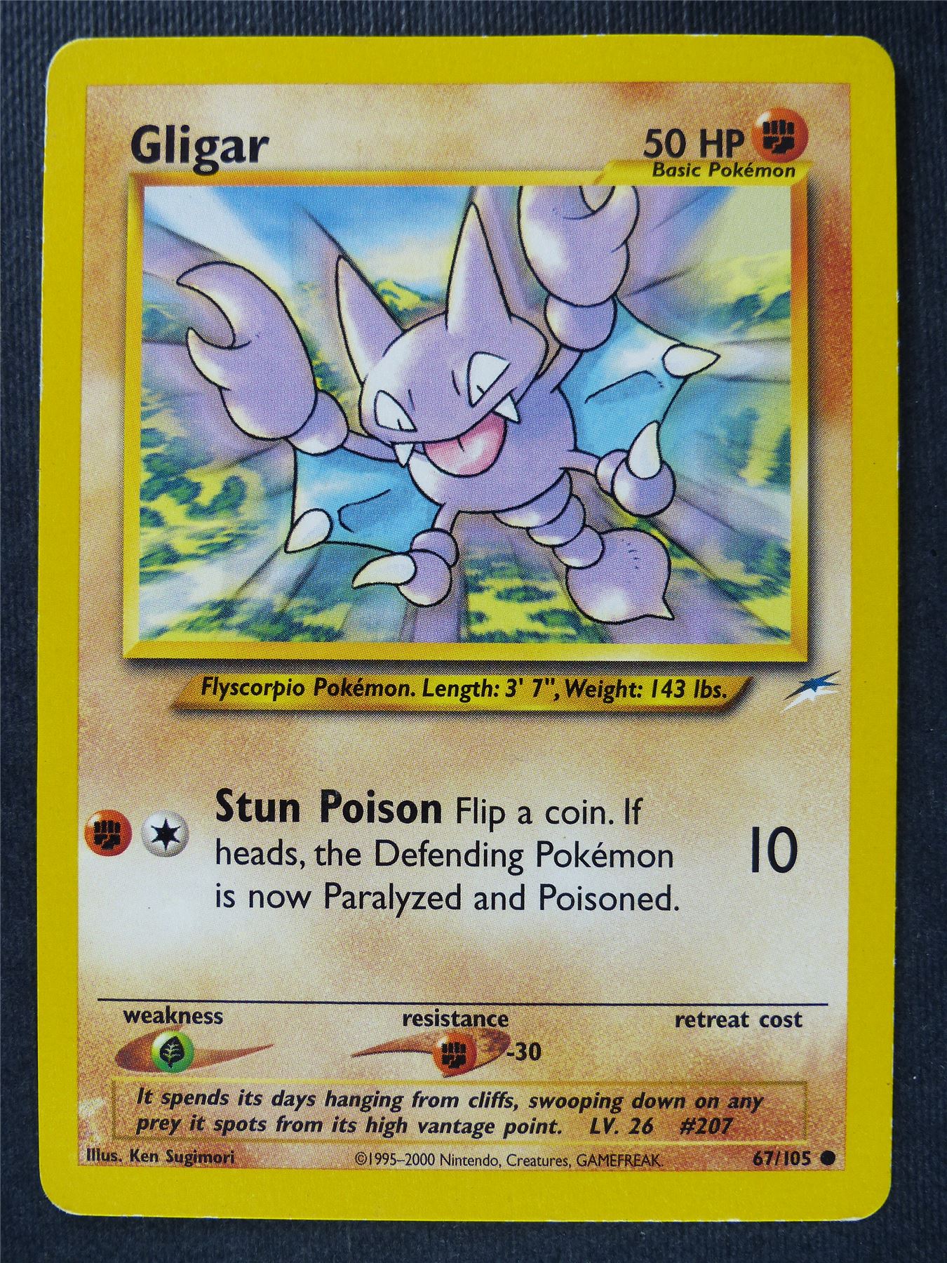 Gligar 67/105 - Neo Destiny - Pokemon Cards #7O