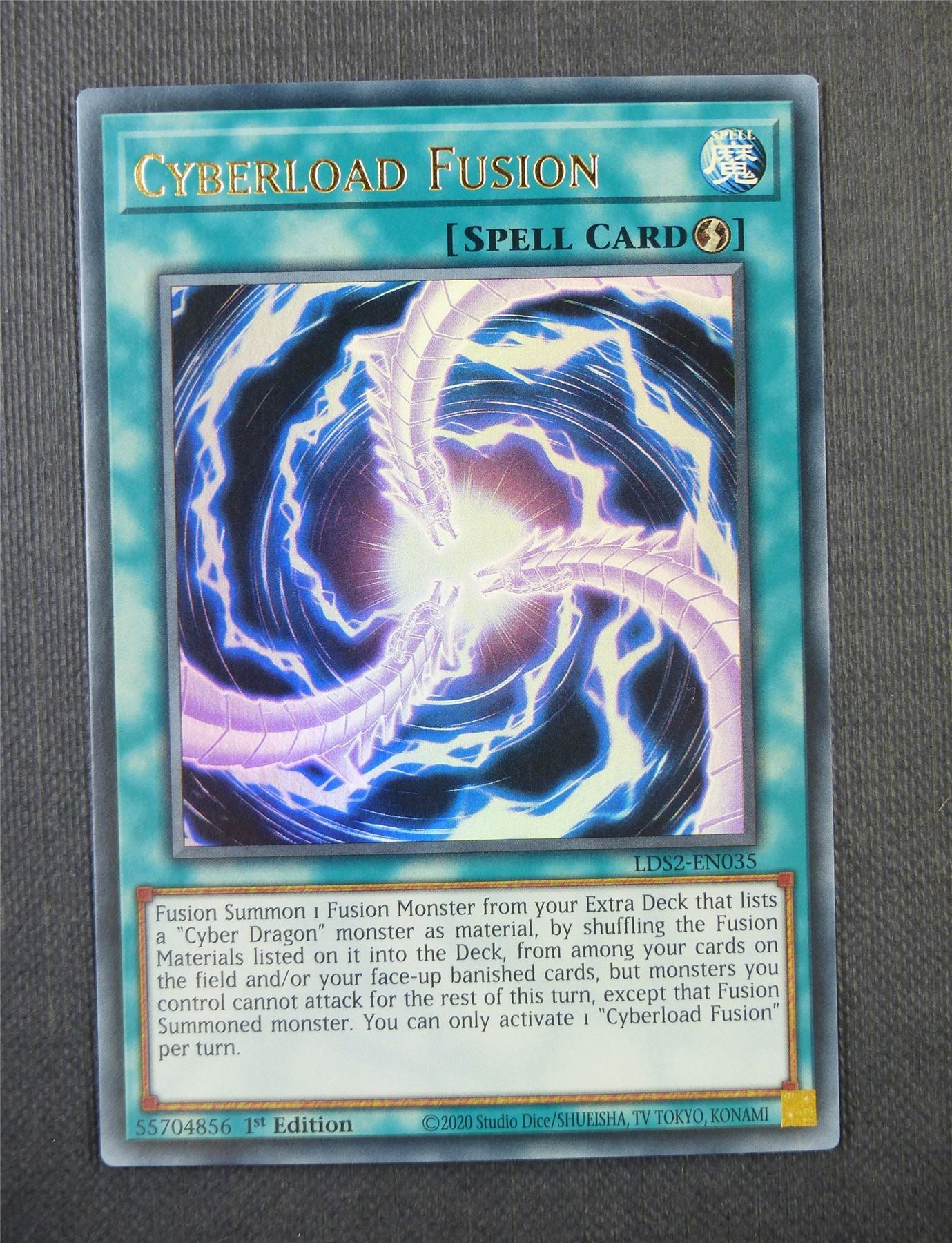 Cyberload Fusion LDS2 Ultra Rare 1st Ed - Yugioh Card #56R