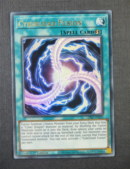 Cyberload Fusion LDS2 Ultra Rare 1st Ed - Yugioh Card #56R