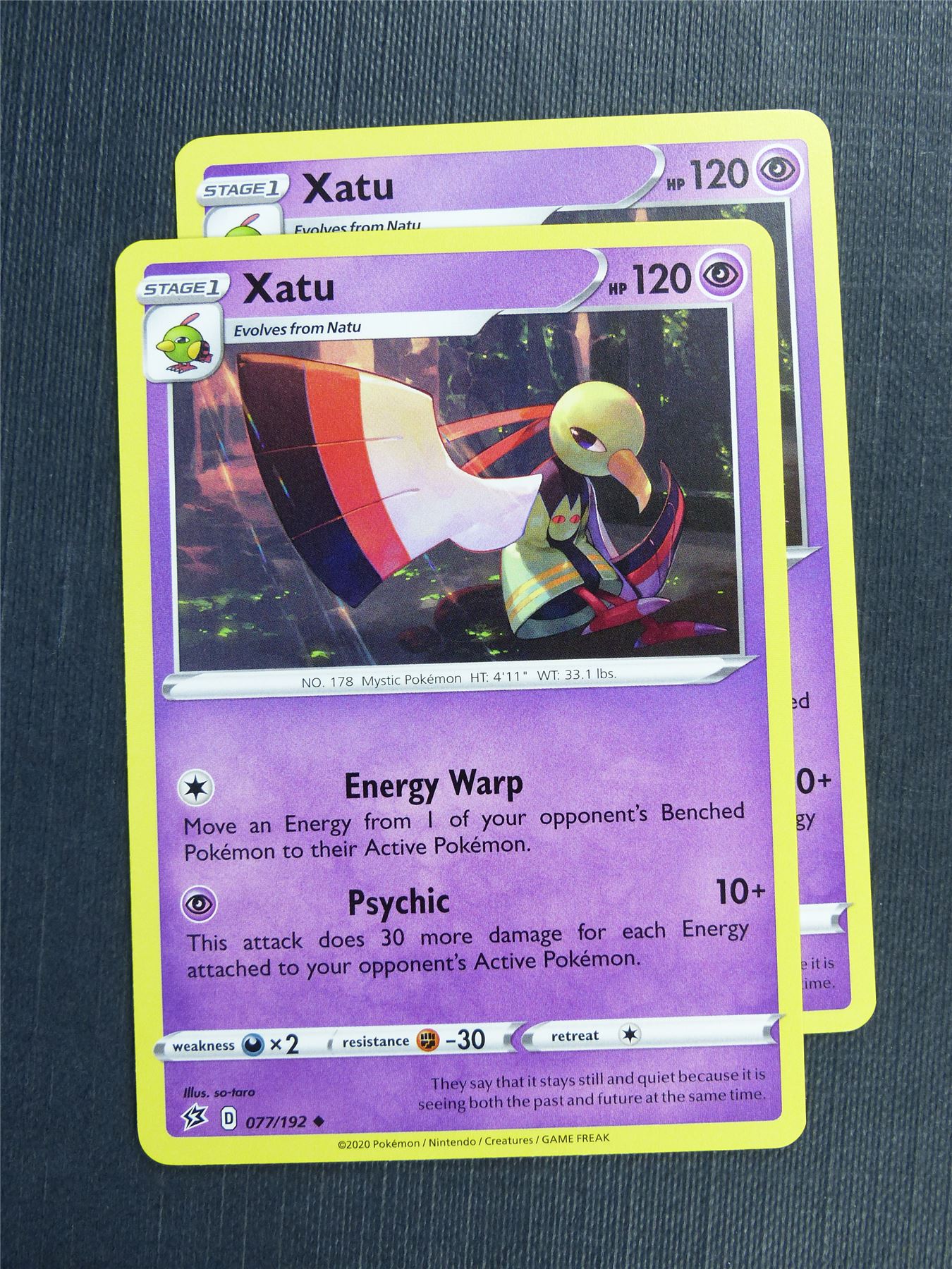 Xatu 077/192 x2  - RCL - Pokemon Card #3KM