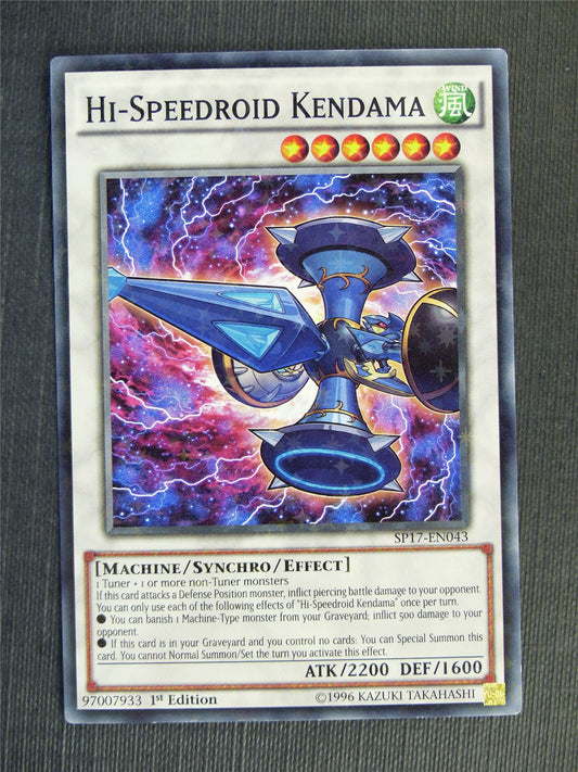 Hi-Speedroid Kendama SP17 Star Rare - 1st ed - Yugioh Cards #SU