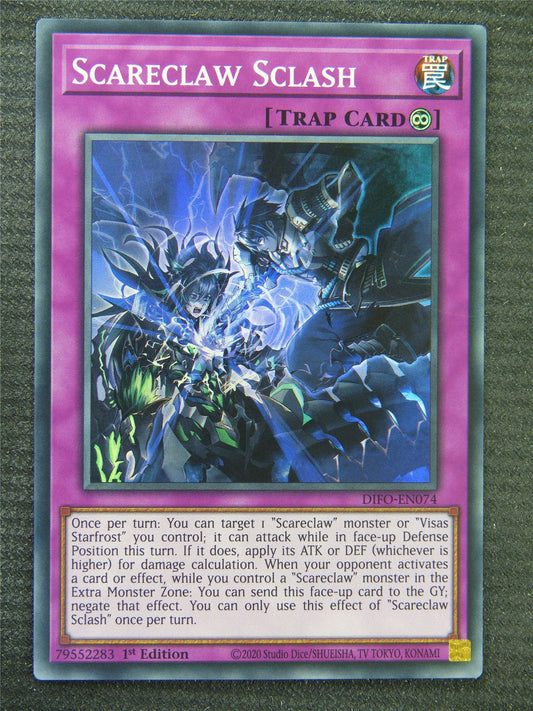 Scareclaw Sclash DIFO Super Rare - 1st ed - Yugioh Card #8PH