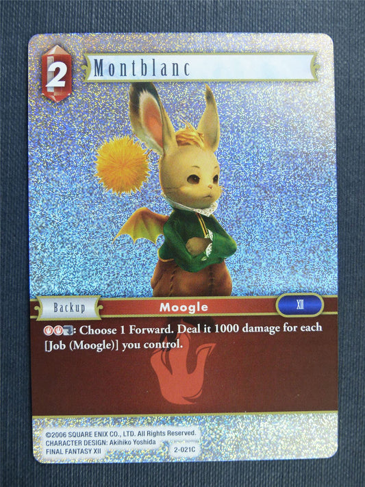 Montblanc 2-021C Foil - Final Fantasy Cards #26J