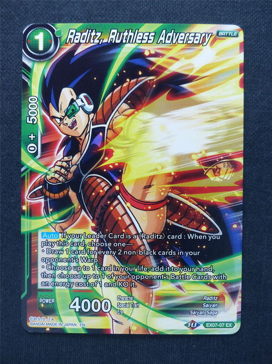 Raditz Ruthless Adversary - Dragon Ball Super Cards #3X