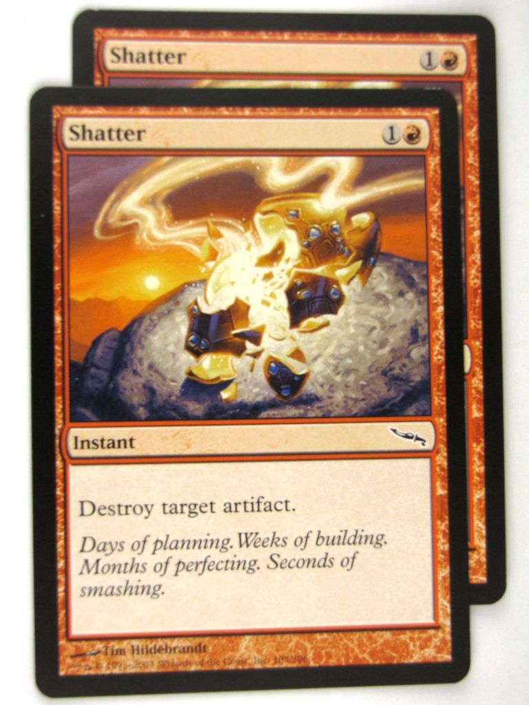 MTG Magic: the Gathering Cards: SHATTER x2: MRD