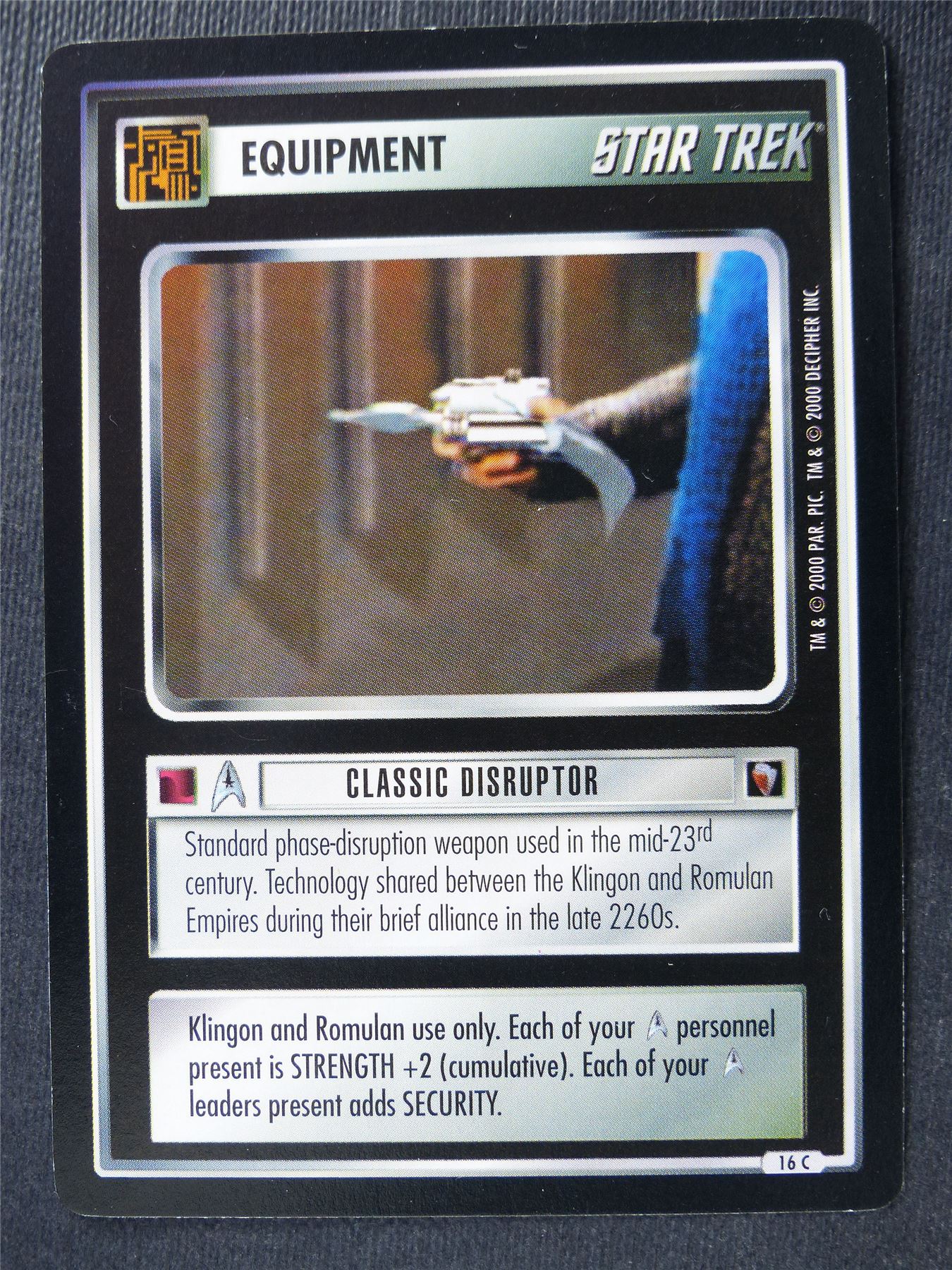Classic Disruptor - Star Trek Card #4XI