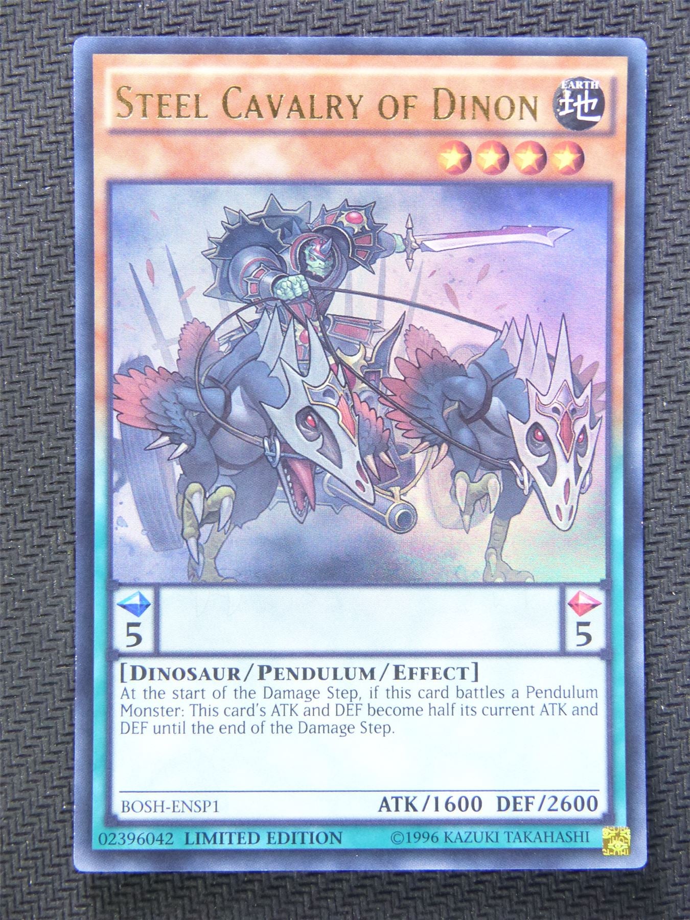 Steel Cavalry of Dinon BOSH - Ultra Rare - Yugioh Card #5IP