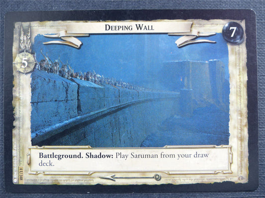 Deeping Wall 4 U 348 - LotR Cards #2SH