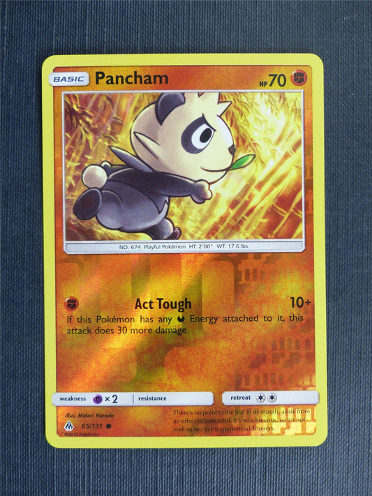 Pancham 65/131 Reverse Holo - Pokemon Cards #1F5