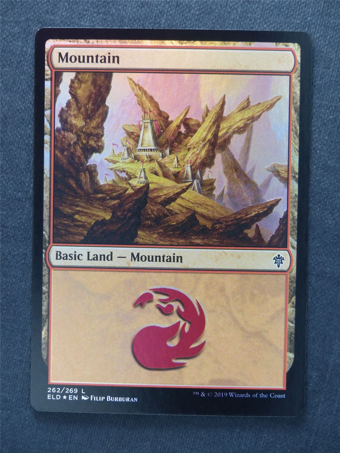 Mountain 262/269 Foil - Mtg Magic Cards #Z7