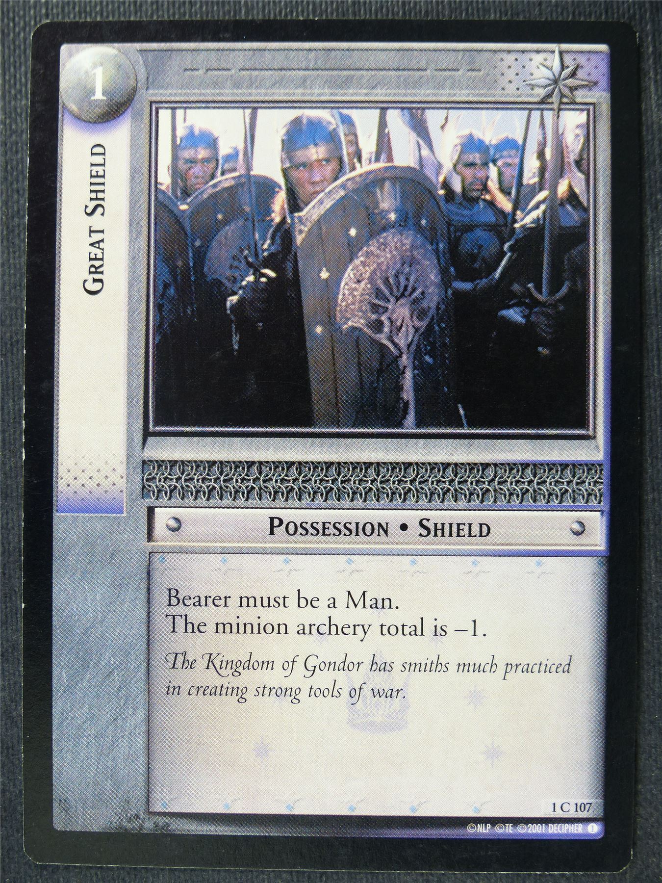 Great Shield 1 C 107 - LotR Card #48O