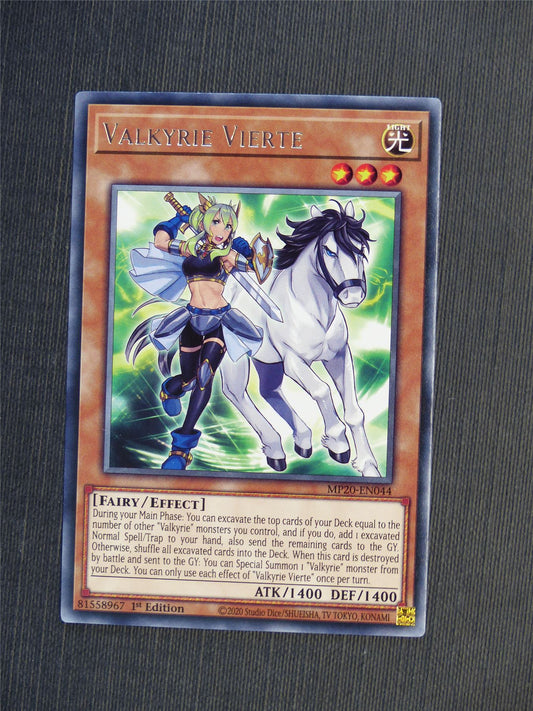 Valkyrie Vierte MP20 Rare - 1st ed - Yugioh Cards #5GM