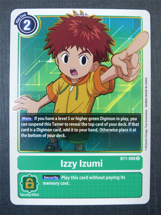 Izzy Izumi BT1-088 R - Digimon Card #90I