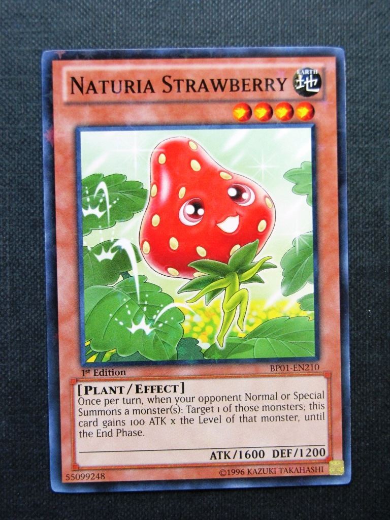 Naturia Strawberry BP01 Mosaic Rare - 1st ed - Yugioh Cards #1HB