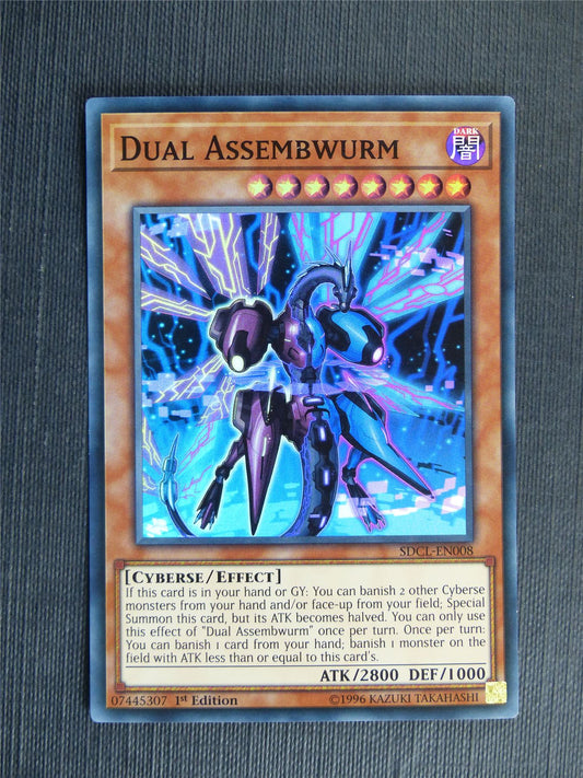 Dual Assembwurm SDCL Super Rare - 1st ed - Yugioh Cards #11J