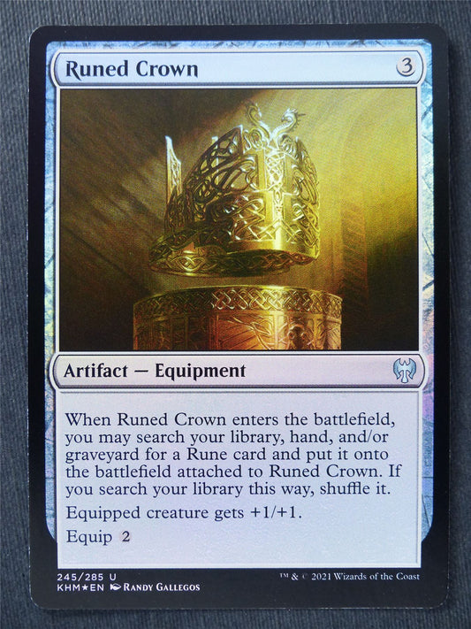 Runed Crown Foil - Mtg Magic Cards #YM