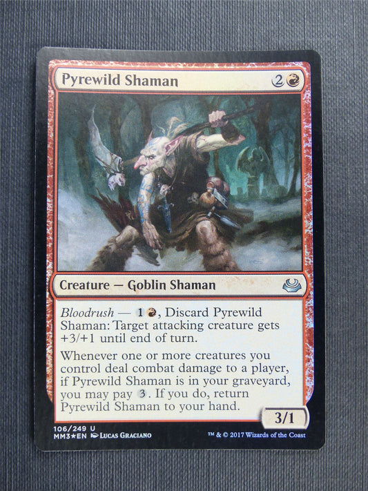 Pyrewild Shaman Foil - Mtg Magic Cards #48O