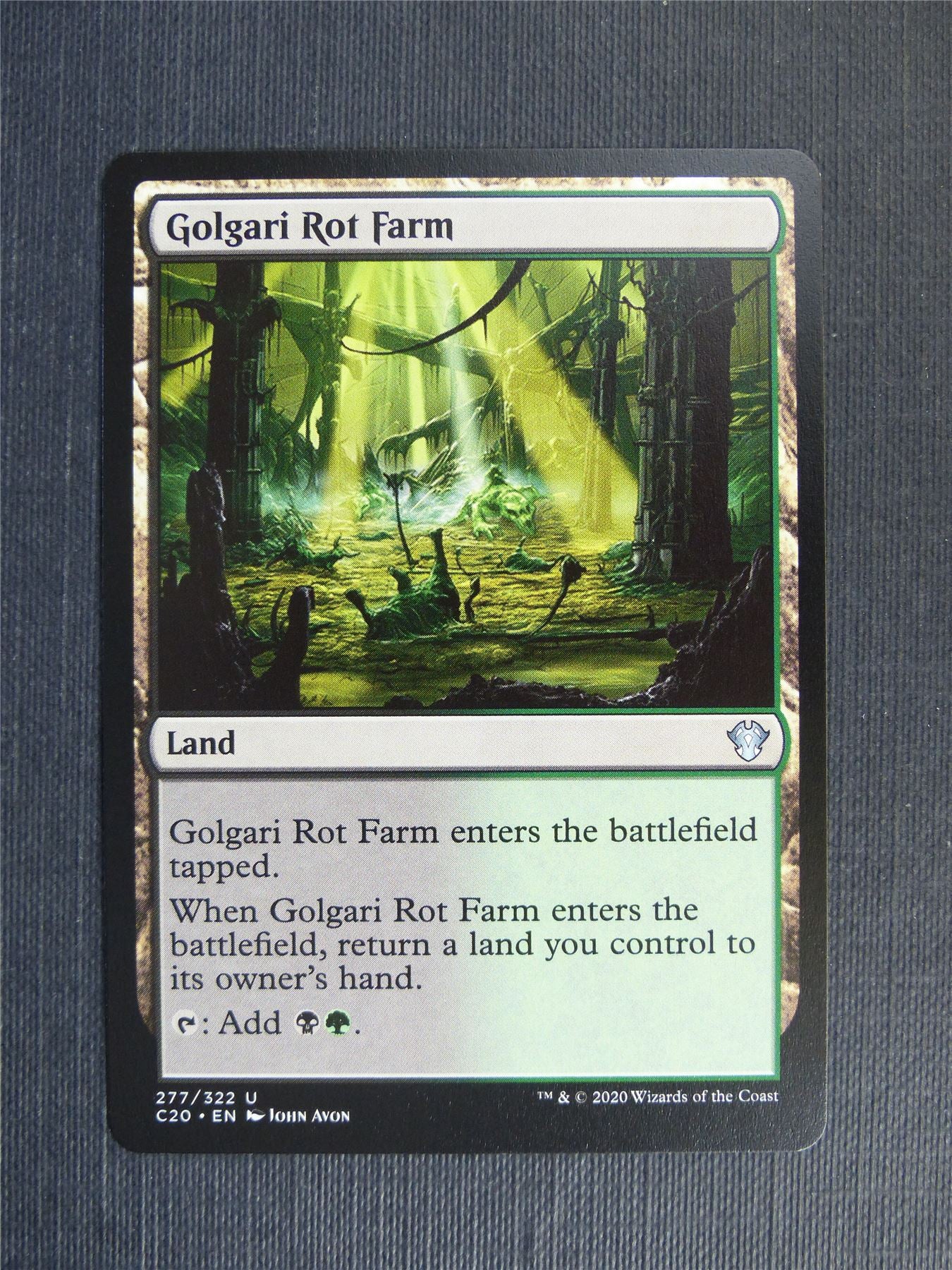 Golgari Rot Farm - C20 - Mtg Card