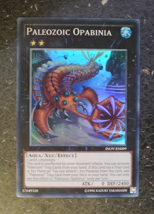 YuGiOh Cards:  PALEOZOIC OPABINIA INOV SUPER RARE # F10