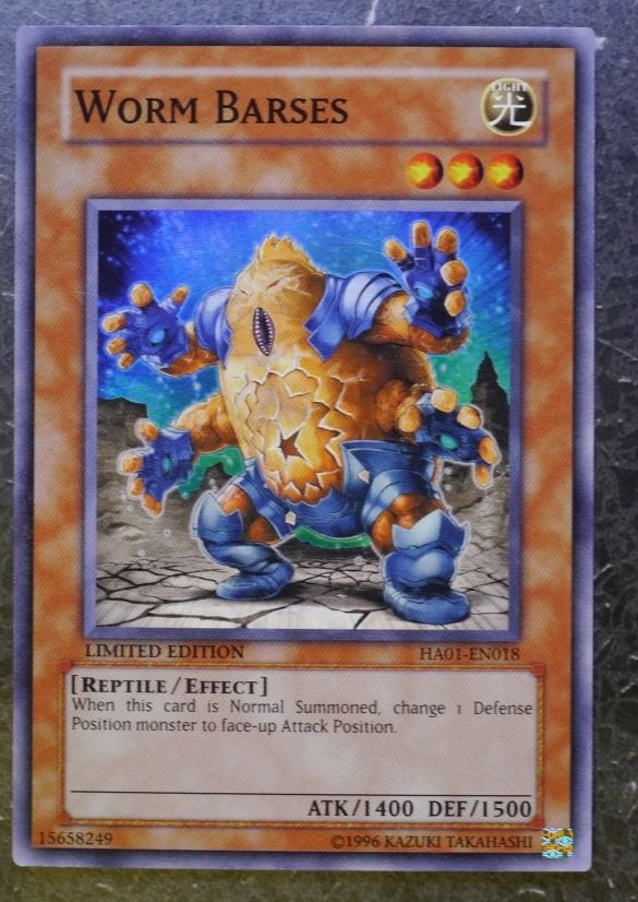 Yugioh Cards: WORM BARSES HA01 SUPER RARE # 2J10