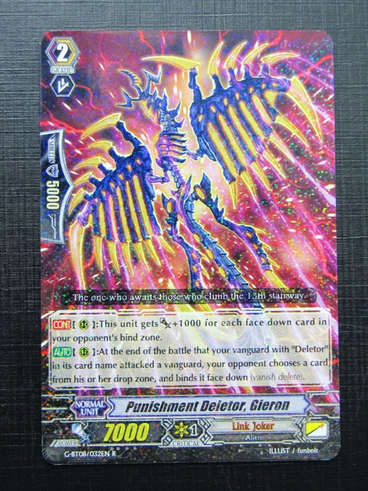 Vanguard Cards: PUNISHMENT DELETOR, GIERON G-BT08 R # 19D10