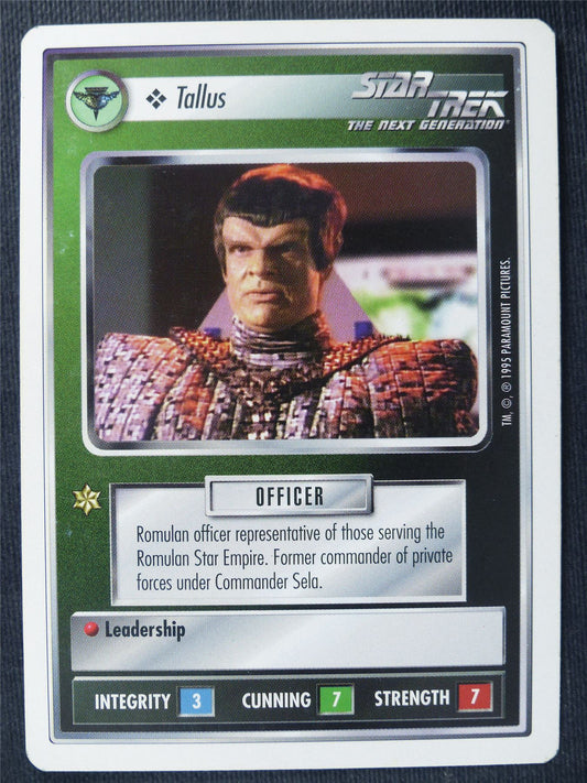 Tallus - NG - Star Trek Cards #12I